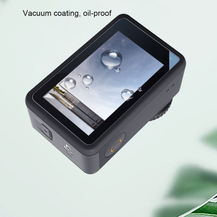 For DJI Osmo Action 3 3-in-1 Lens Front and Back Screen Diamond Explosion-proof Film