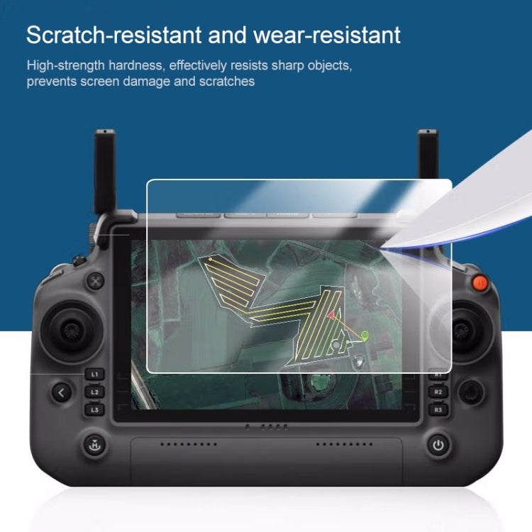 For DJI T40 Remote Control Explosion-proof Tempered Glass Drone RC Screen Film