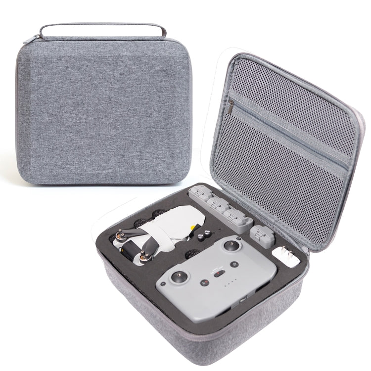 For DJI Mini 2 SE Grey Square  Shockproof Carrying Hard Case Storage Bag, Size: 27x 23 x 10cm