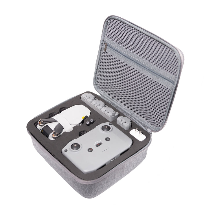 For DJI Mini 2 SE Grey Square  Shockproof Carrying Hard Case Storage Bag, Size: 27x 23 x 10cm