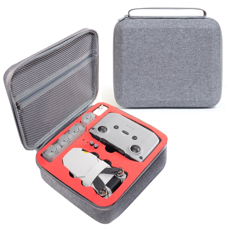 For DJI Mini 2 SE Grey Square  Shockproof Carrying Hard Case Storage Bag, Size: 27x 23 x 10cm
