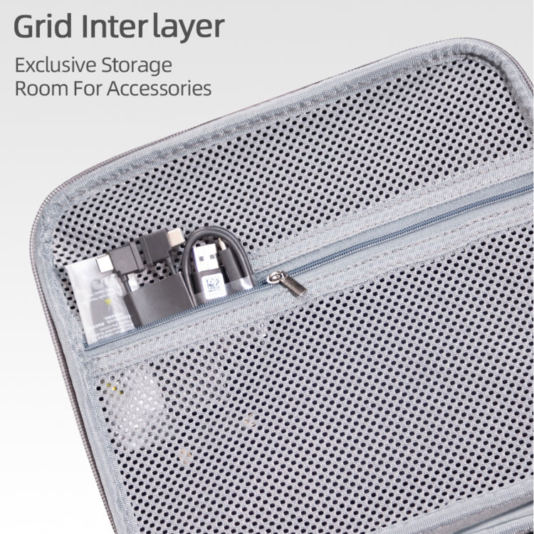 For DJI Mini 2 SE Grey Square  Shockproof Carrying Hard Case Storage Bag, Size: 27x 23 x 10cm