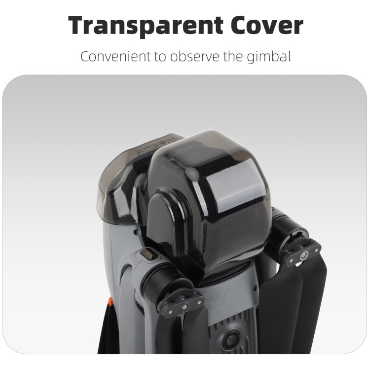For DJI Air 3S Sunnylife Integrated Gimbal Cover Transparent Lens Cap Vision System Protector  - Grey