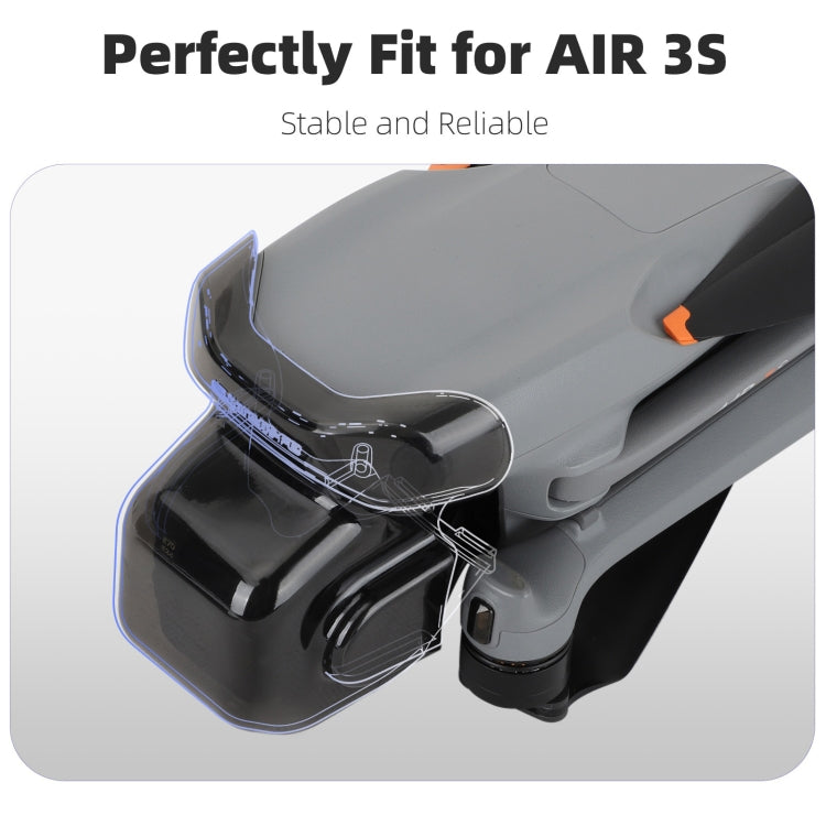 For DJI Air 3S Sunnylife Integrated Gimbal Cover Transparent Lens Cap Vision System Protector  - Grey