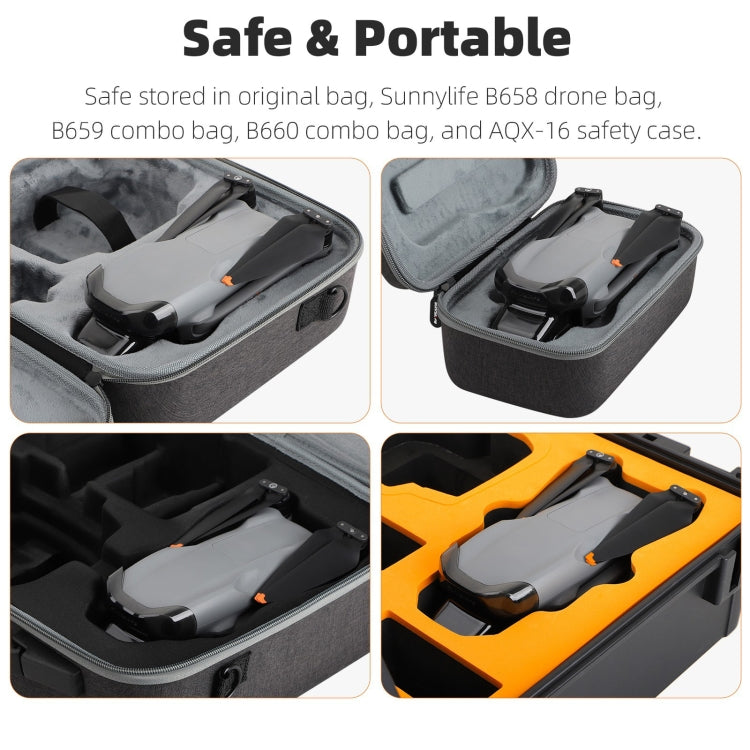 For DJI Air 3S Sunnylife Integrated Gimbal Cover Transparent Lens Cap Vision System Protector  - Grey