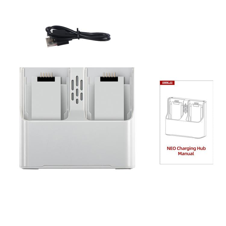 For DJI Neo Two-way Charging Butler Battery Charger Hub  - Grey