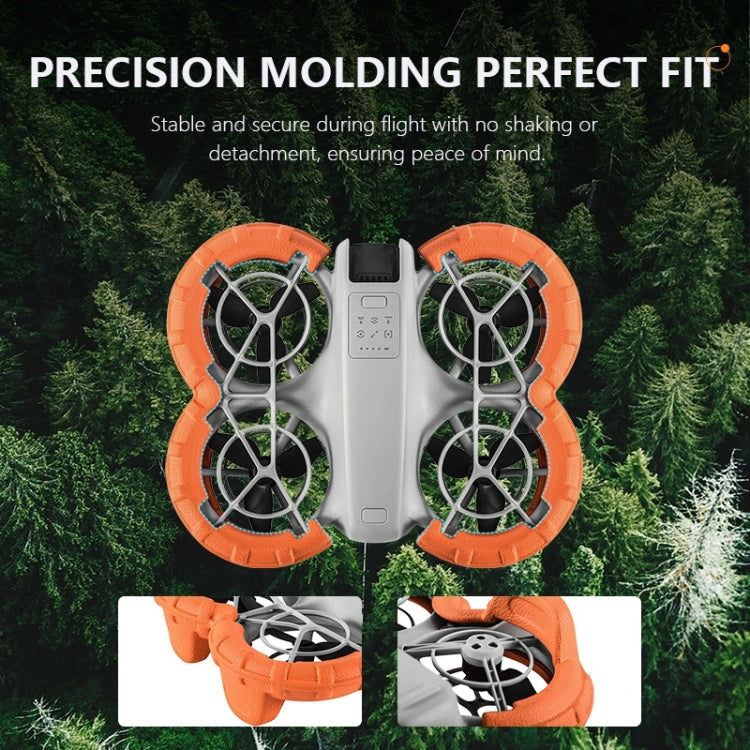 For DJI Neo STARTRC Light Anti-Sink Floating Propeller Guard Bumper  - Orange