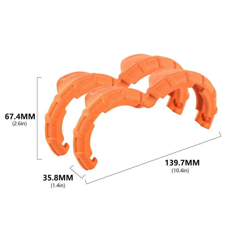 For DJI Neo STARTRC Light Anti-Sink Floating Propeller Guard Bumper  - Orange