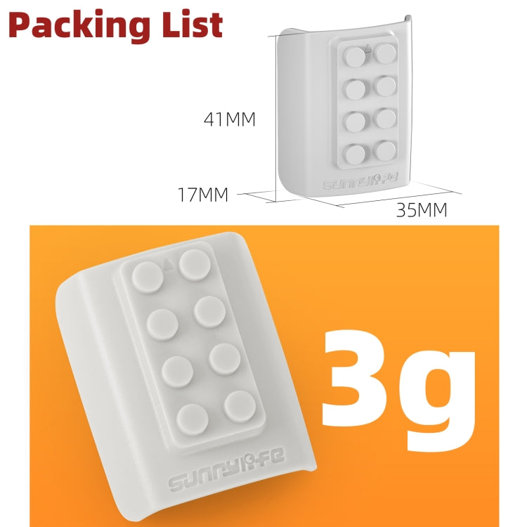 For DJI Neo Sunnylife Building Blocks Adapter Funny Building Bricks Toy Expansion Accessories  - Grey
