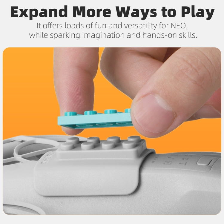 For DJI Neo Sunnylife Building Blocks Adapter Funny Building Bricks Toy Expansion Accessories  - Grey