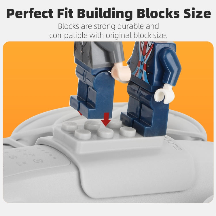 For DJI Neo Sunnylife Building Blocks Adapter Funny Building Bricks Toy Expansion Accessories  - Grey