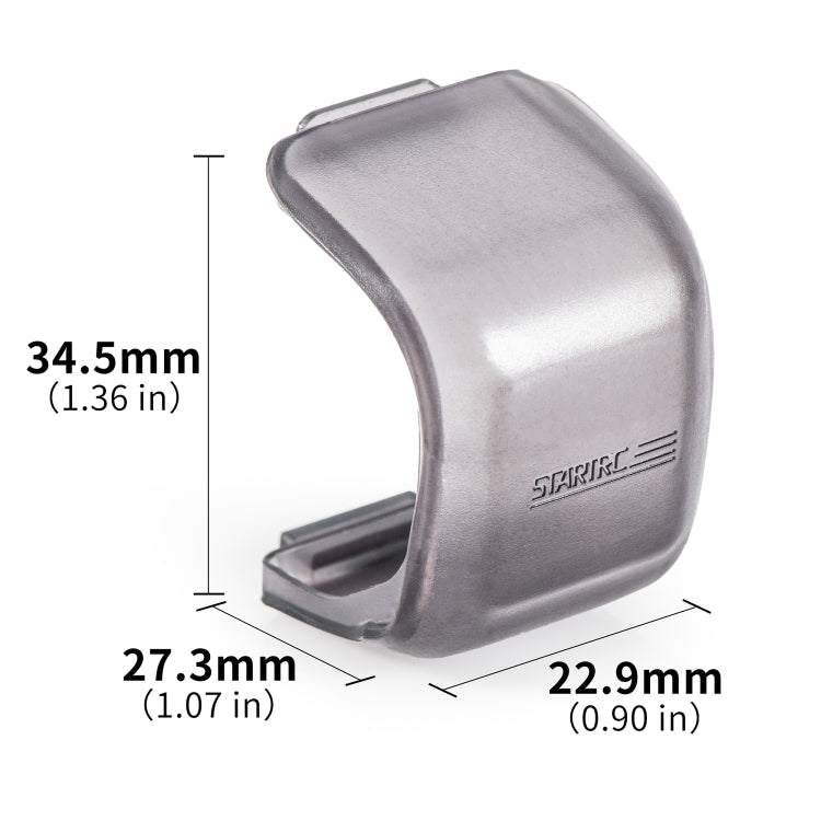 For DJI Neo STARTRC Lens Protective Cover Gimbal Cover  - Transparent Black