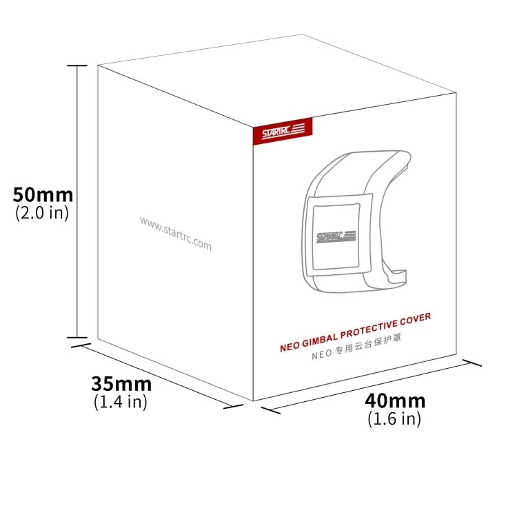 For DJI Neo STARTRC Lens Protective Cover Gimbal Cover  - Transparent Black