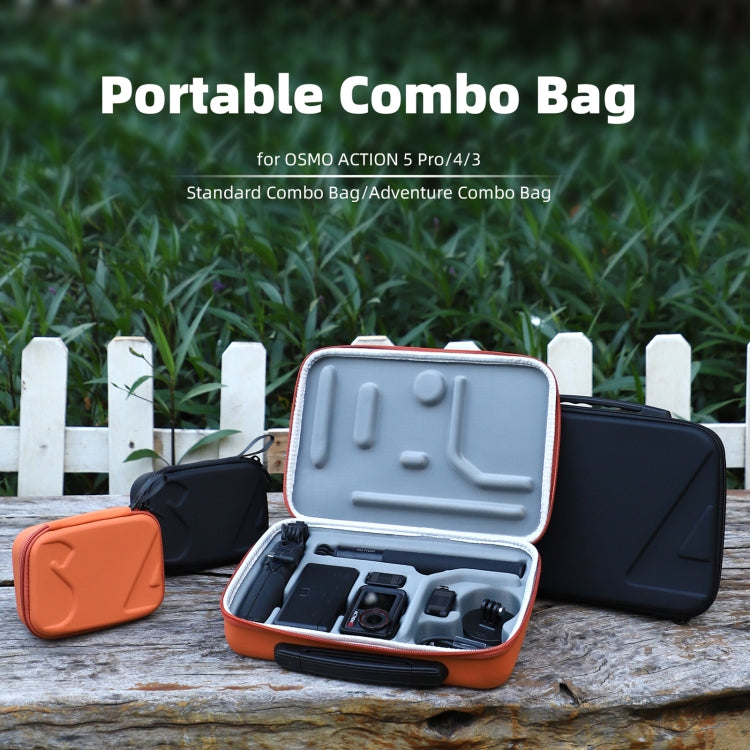 For DJI Osmo Action 5 Pro / 4 / 3 Sunnylife Portable Carrying Case Mini Standard Combo Bag