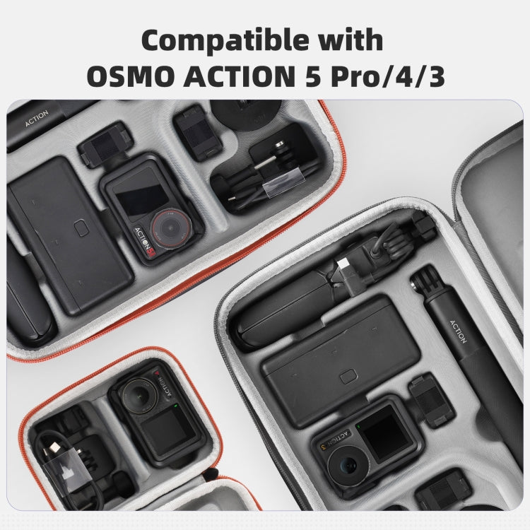 For DJI Osmo Action 5 Pro / 4 / 3 Sunnylife Portable Carrying Case Mini Standard Combo Bag