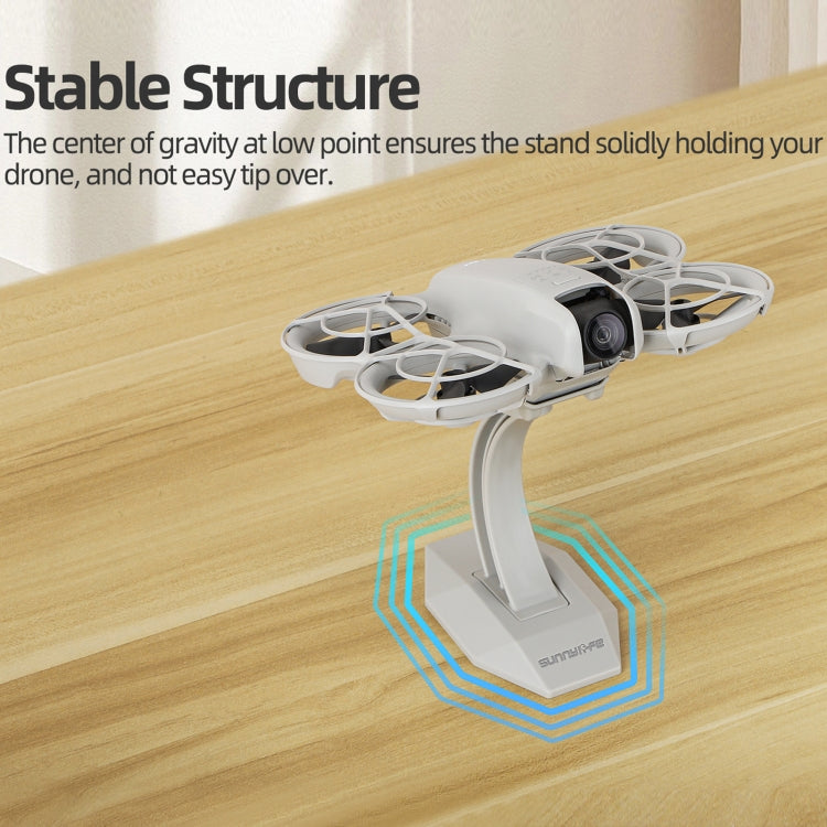 For DJI Neo Sunnylife Desktop Display Stand Drone Mount Exhibition Base Bracket  - Grey