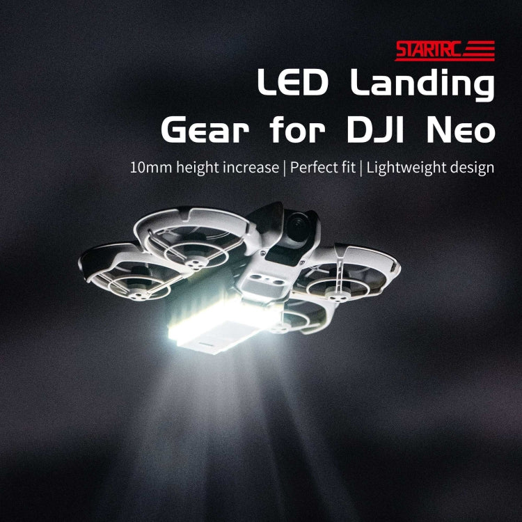 For DJI Neo STARTRC LED Light Heightened Landing Gear Training Rack  - Grey