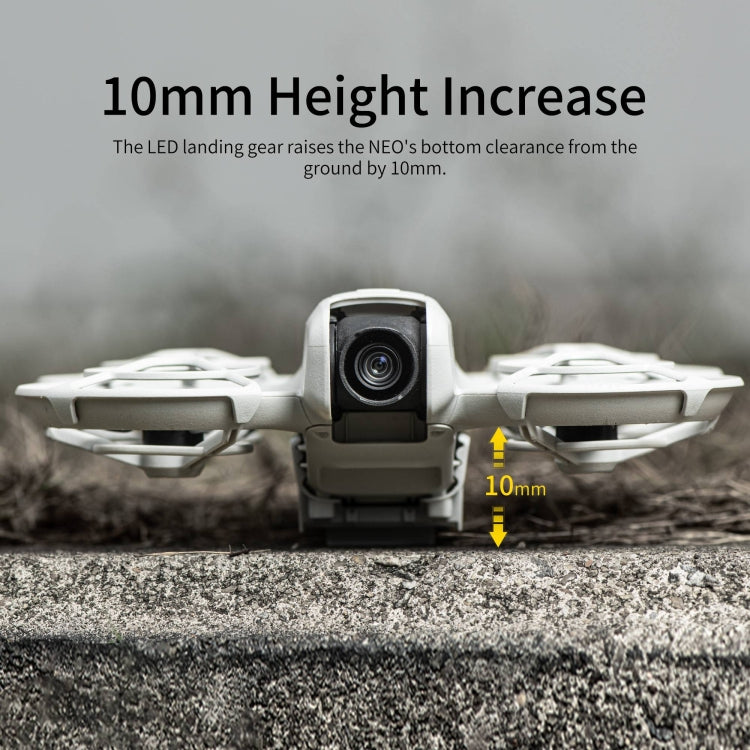 For DJI Neo STARTRC LED Light Heightened Landing Gear Training Rack  - Grey