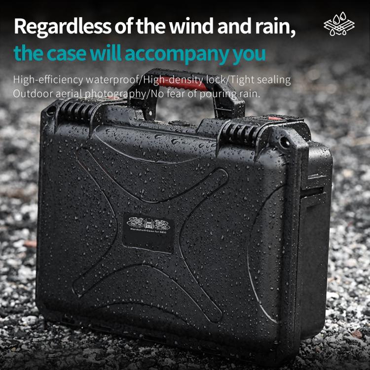 For DJI Neo / RC2 / RC-N3 STARTRC Waterproof PP Suitcase Shoulder Storage Box  - Black