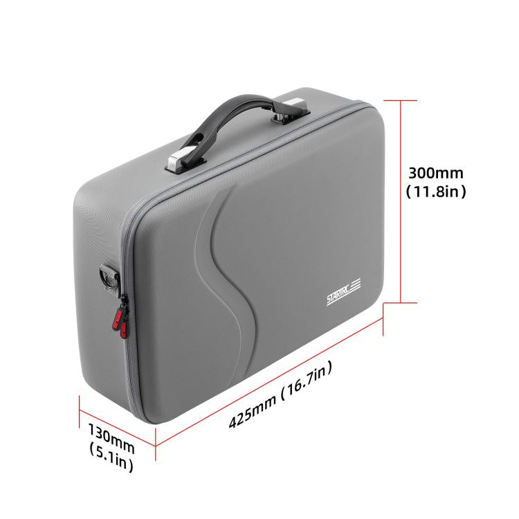 For DJI Avata 360 STARTRC Hand-portable Shoulder PU Storage Bag Motion-Sensing Fly Kit Handbag  - Grey