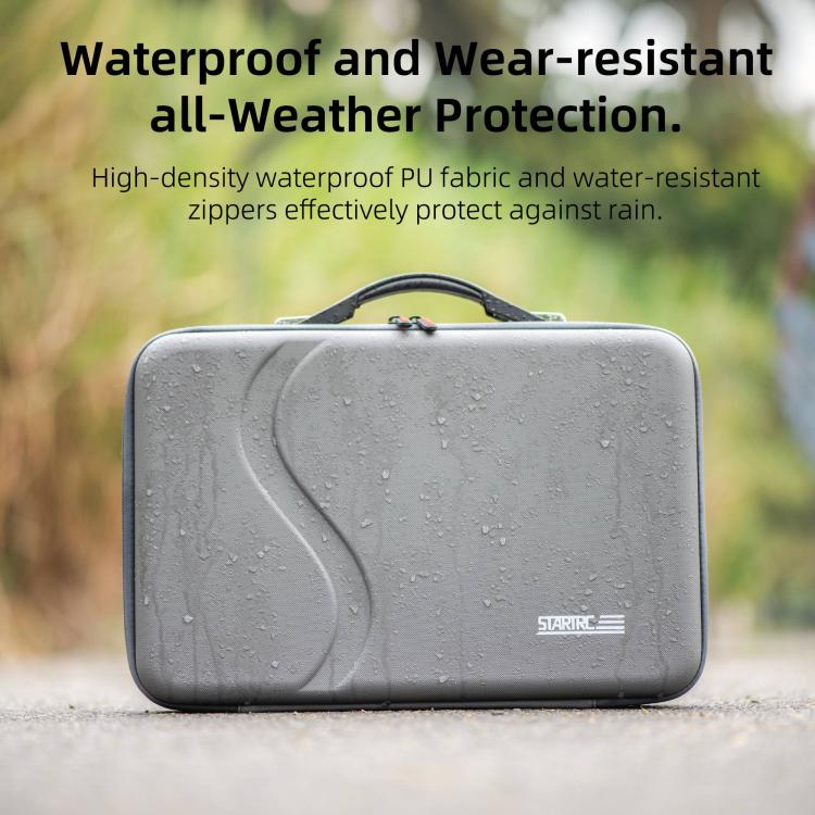 For DJI Avata 360 STARTRC Hand-portable Shoulder PU Storage Bag Motion-Sensing Fly Kit Handbag  - Grey