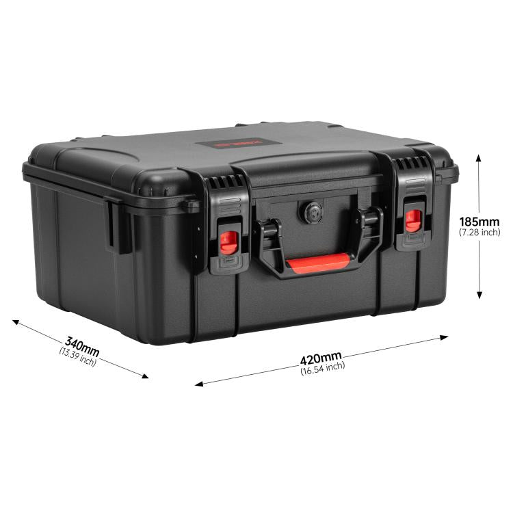 For DJI Avata 360 STARTRC Portable Waterproof Suitcase Motion-Sensing Fly Kit Storage Box  - Black