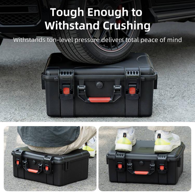 For DJI Avata 360 STARTRC Portable Waterproof Suitcase Motion-Sensing Fly Kit Storage Box  - Black