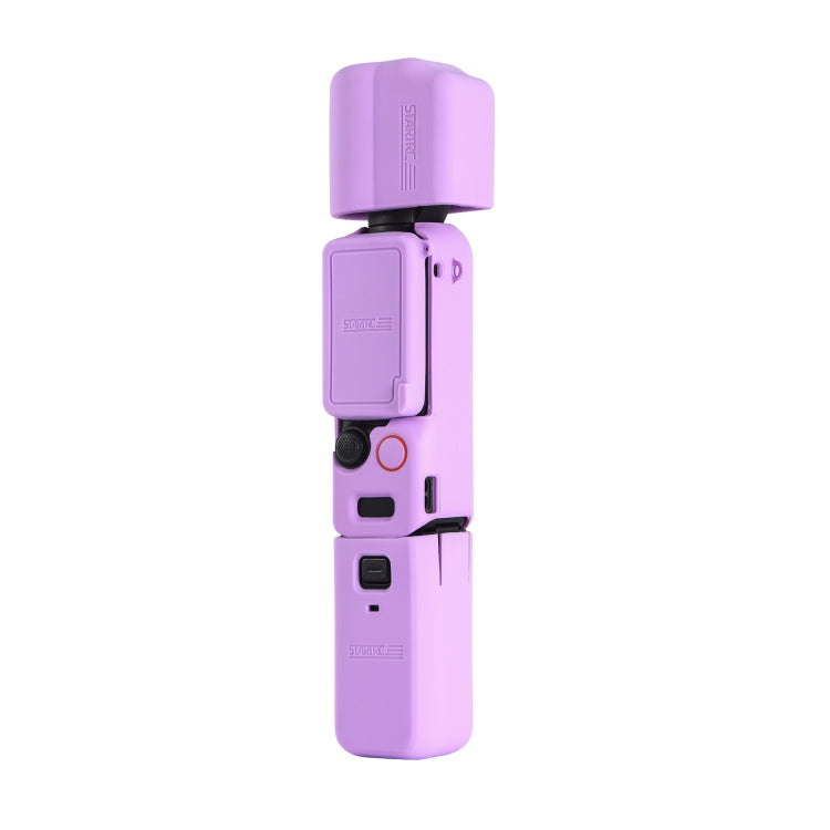 For DJI OSMO Pocket 3 STARTRC 5 in 1 Body Lens Handle Screen Silicone TPU Case