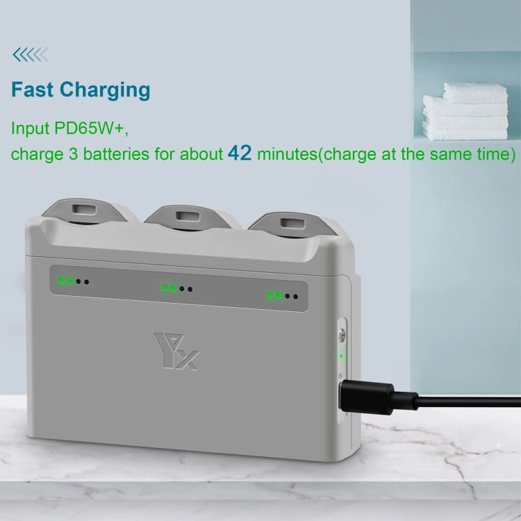 For DJI Neo XY 3-Channel Battery Charger Battery Charge Manager  - Grey