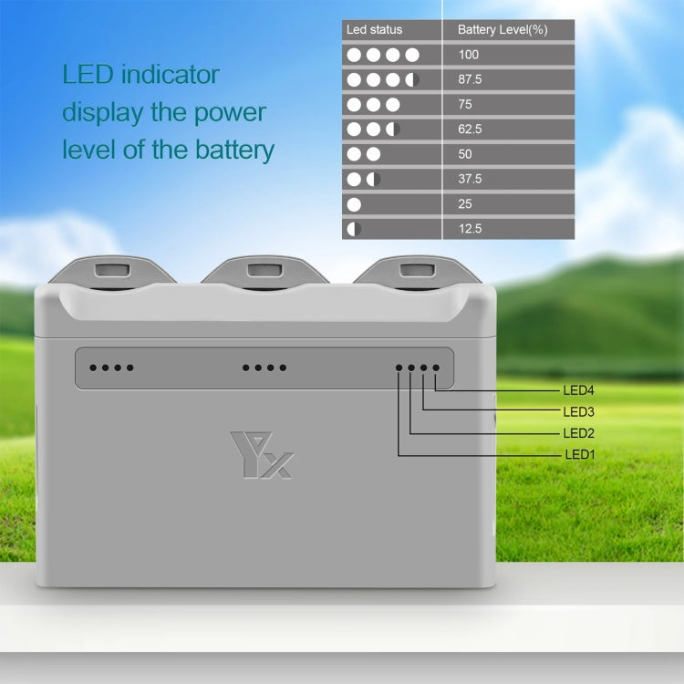 For DJI Neo XY 3-Channel Battery Charger Battery Charge Manager  - Grey