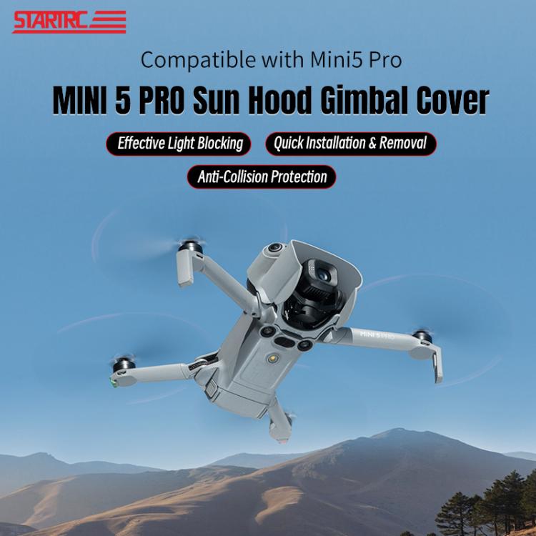 For DJI Mini 5 Pro STARTRC Lens Hood Gimbal Anti-Glare Sunshade Cover  - Grey