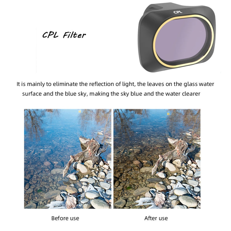 JSR Drone 3 in 1 CPL+ND8+ND16 Lens Filter for DJI MAVIC mini