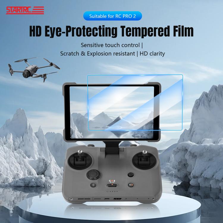 STARTRC 2pcs HD Tempered Glass Film for DJI Mavic 4 Pro / RC Pro 2  - Transparent