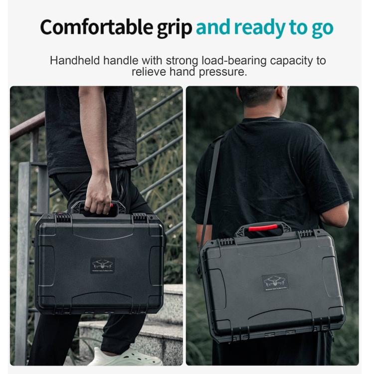 For DJI Mavic 4 Pro STARTRC Waterproof ABS Suitcase Storage Box  - Black