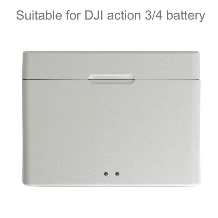 For DJI Osmo Action 4 / 3 Battery Charger Box Charging HUB  - White
