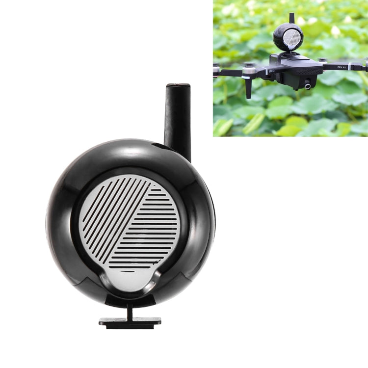 For DJI Mavic Series / Mavic Air 2 Long-distance Interference-free Loudspeaker Drone High-altitude Megaphone with Headset Transmission Alarm Speaker(Black)