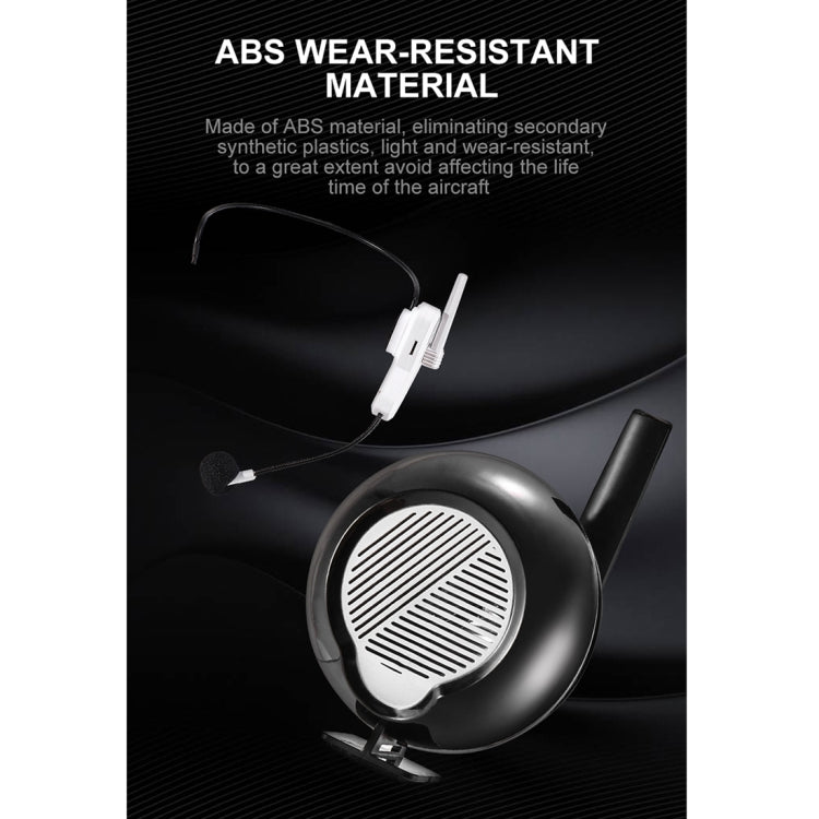 For DJI Mavic Series / Mavic Air 2 Long-distance Interference-free Loudspeaker Drone High-altitude Megaphone with Headset Transmission Alarm Speaker(Black)