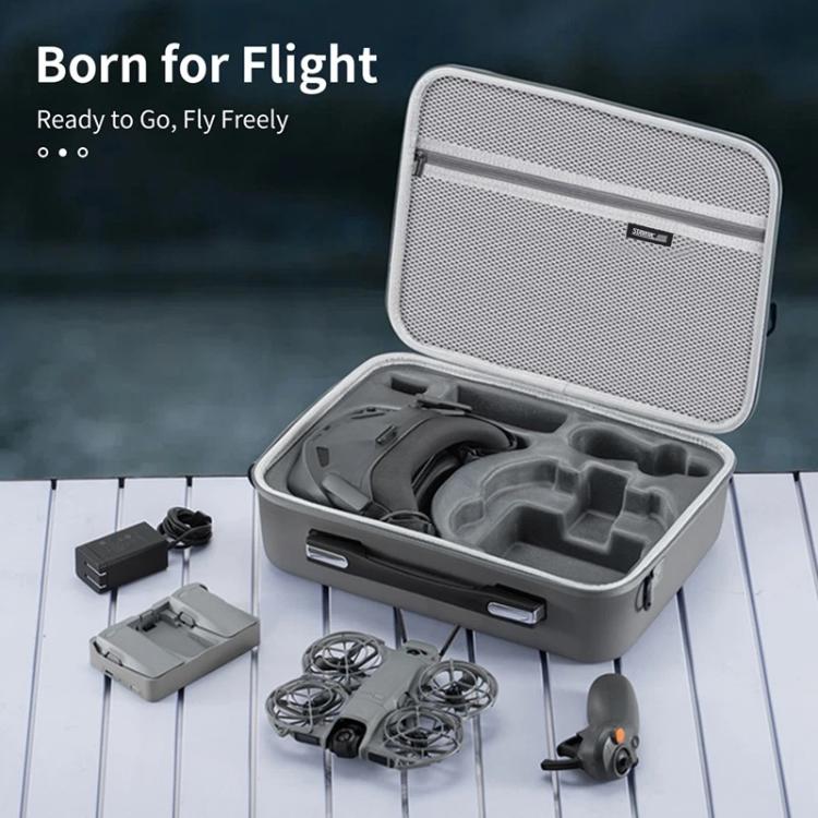 For DJI Neo 2 STARTRC Motion Sensing Combo Shoulder PU Storage Bag Handbag  - Grey