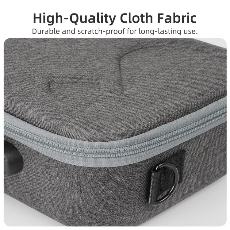 For DJI Neo 2 Sunnylife Portable Carrying Case Combo Shoulder Bag Protective Bag Hard Travel Case  - Grey