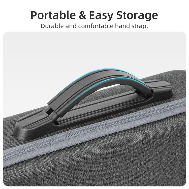 For DJI Neo 2 Sunnylife Portable Carrying Case Combo Shoulder Bag Protective Bag Hard Travel Case  - Grey