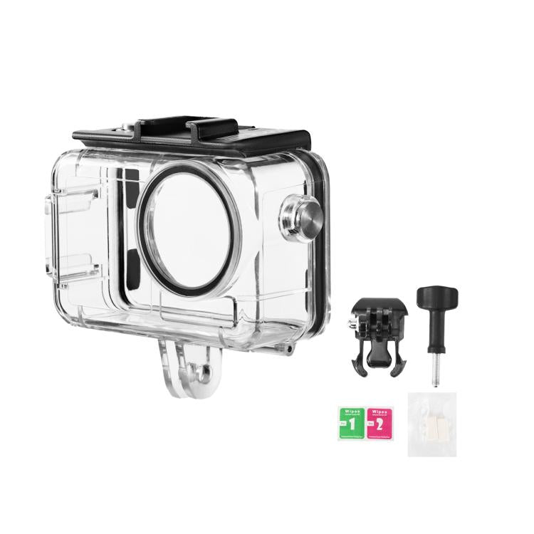 For DJI Osmo Action 5 Pro / 3 / 4 STARTRC 40m Underwater Waterproof Housing Diving Case  - Transparent