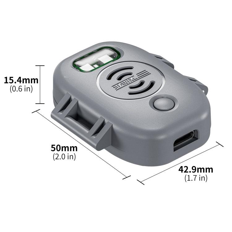 For DJI Neo STARTRC Drone Alarm Tracker  - Grey
