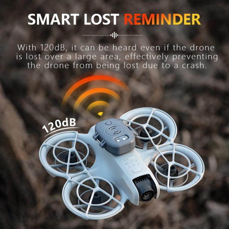 For DJI Neo STARTRC Drone Alarm Tracker  - Grey