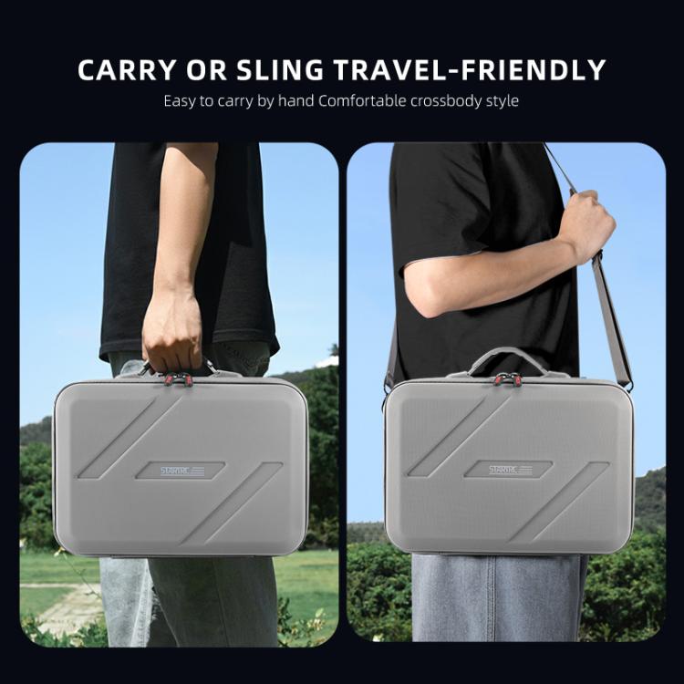 For DJI Mini 5 Pro STARTRC Shoulder PU Storage Bag Handbag  - Grey