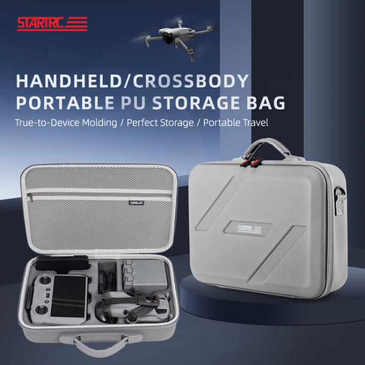 For DJI Mini 5 Pro STARTRC Shoulder PU Storage Bag Handbag  - Grey