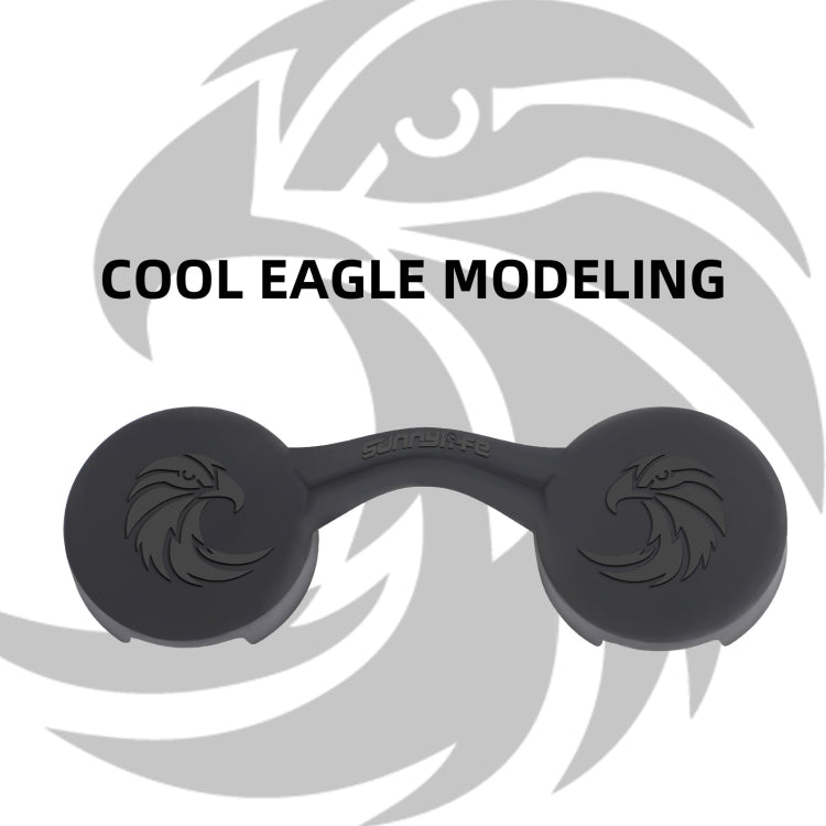 For DJI Goggles 2 / Goggles 3 Lens Cover Dust-proof VR Lens Silicone Case Soft Protector  - Black