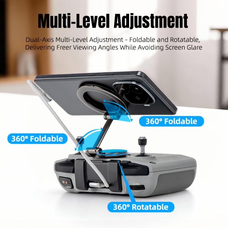 For DJI RC-N STARTRC Remote Controller Phone Magnetic Mount  - Black