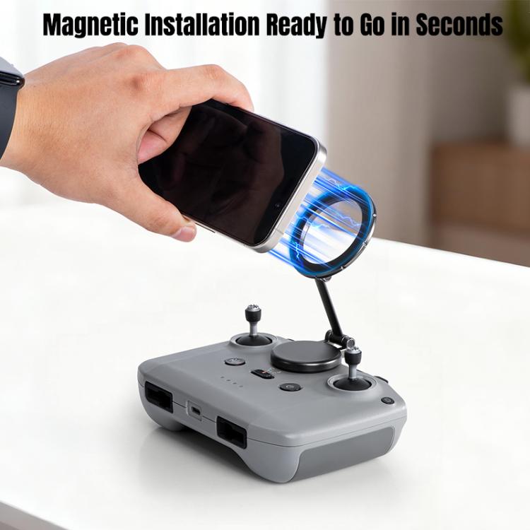 For DJI RC-N STARTRC Remote Controller Phone Magnetic Mount  - Black