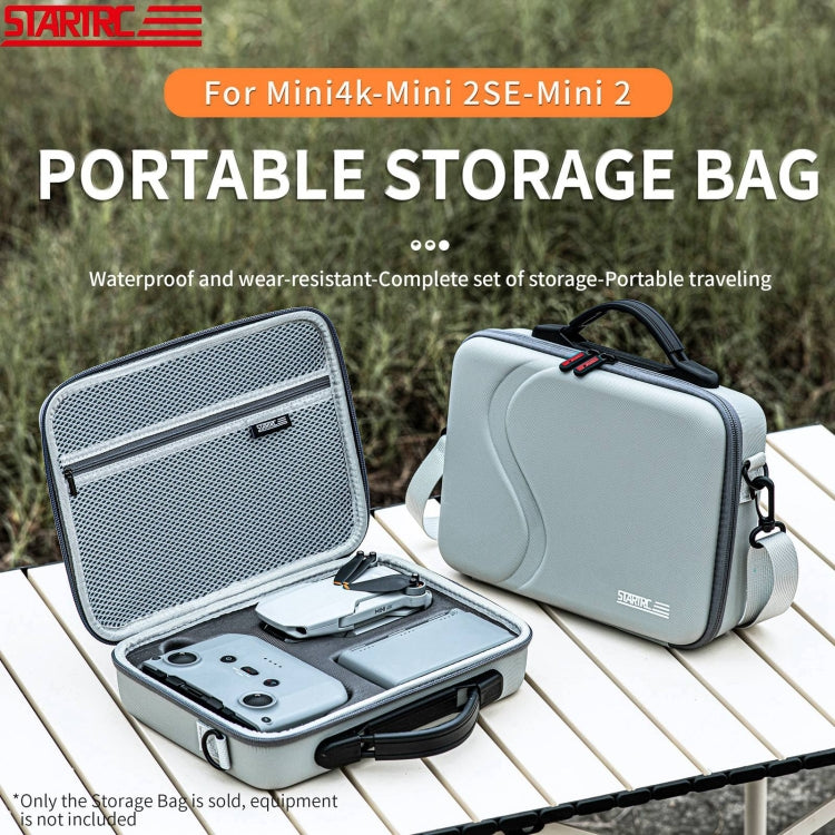 For Mini 4K / Mini 2 / Mini 2 SE STARTRC Waterproof Shoulder Storage Bag Handbag  - Grey