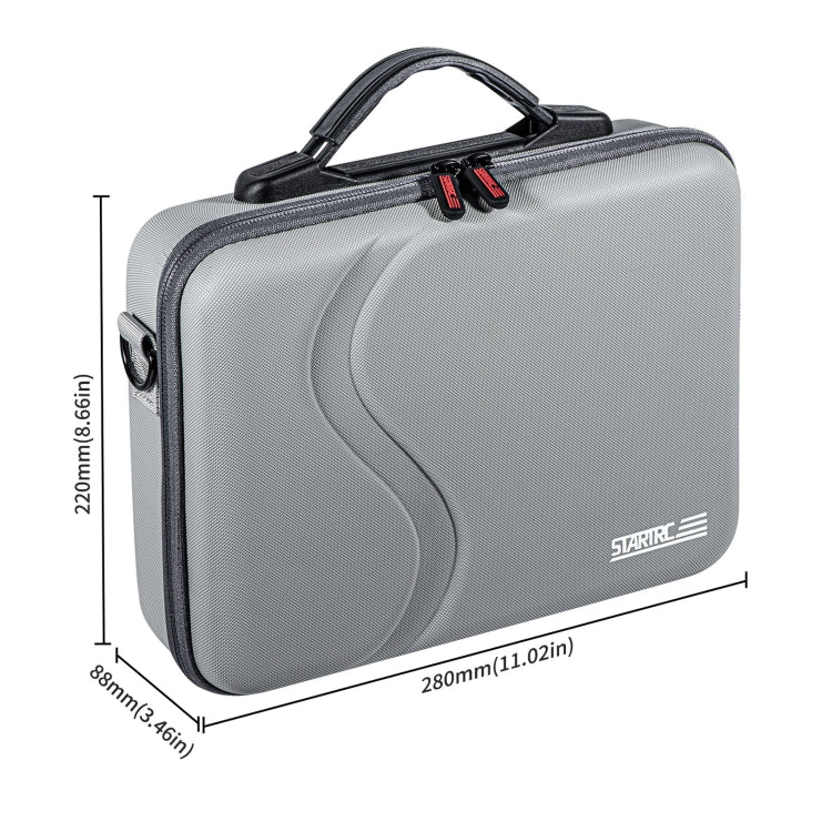 For Mini 4K / Mini 2 / Mini 2 SE STARTRC Waterproof Shoulder Storage Bag Handbag  - Grey